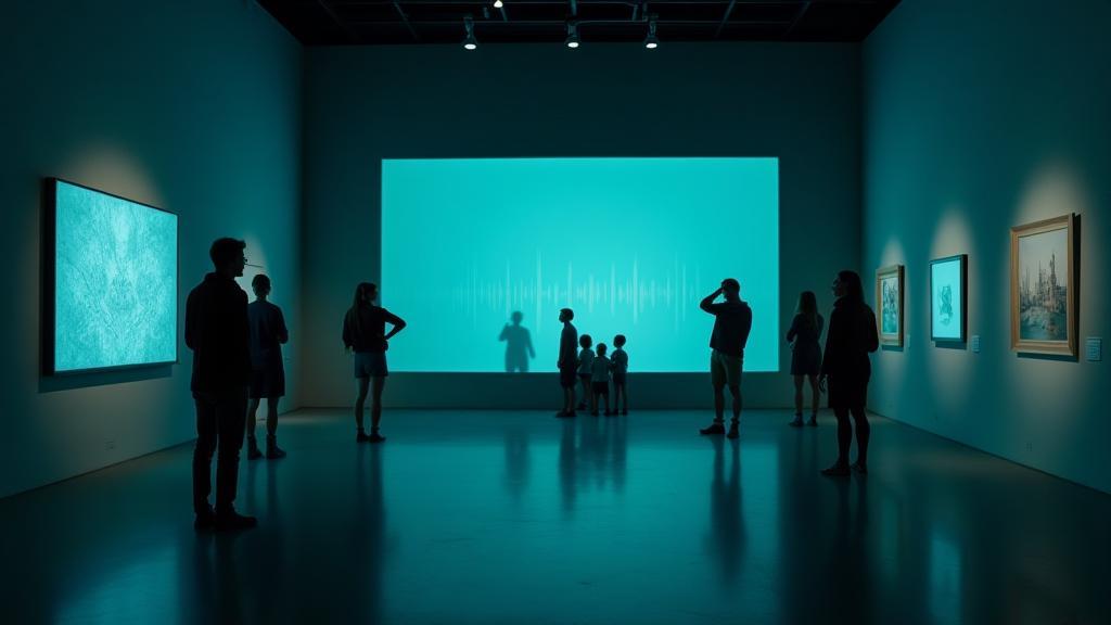 Art gallery immersive sound installation in Chennai
